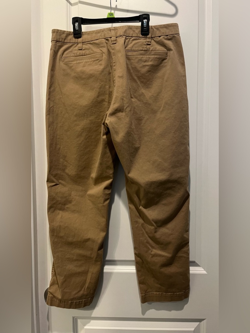 J. CREW Women’s Camel HIGH- RISE GIRLFRIEND CHINO Straight-Leg Pants Size 10 - Picture 4 of 16